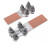 定制S/ST-1/2/3/4螺栓型设备过渡铜铝线夹复合板摩擦焊钎焊接线端 S-1(复合板)