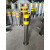 不锈钢警示柱路桩 活动加厚可拆卸 预埋式防撞 停车隔离反光带锁 201材质89管1.2厚60高