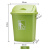 摇盖垃圾桶大容量30L40L60L户外物业带盖厨房商用特大号教室 加厚65L绿色有盖【送垃圾袋1卷】