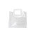 礼品袋透明手提pvc高档塑料ins包装礼物礼盒大小号伴手礼防水袋子 白色小兔手提袋中号1只 (加厚50