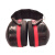 上柯 B2329 防噪音防护耳罩工业降隔音防噪耳罩 黑红色