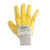 瑞珂韦尔（Rockwell) 劳保手套黄丁腈涂层针织手套耐油耐磨维修手套DY1005 5副