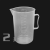 加厚2000ml毫升塑料量杯 烧杯带刻度2L 量杯（5个装）2000ml
