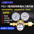 定制适用Honyeo鸿业减压阀YQJ-1铜单级压力调节器氮气氢气标气减压器 YQJ-1(25*0 YQJ-7(25*2.5)