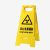 折叠A字牌塑料人字牌警告示牌正在卸油施工注意安全禁止停泊车指示牌提示牌 禁止停车（蓝色）