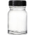 DYQT透明加厚玻璃样品瓶试剂瓶分装小瓶化工瓶液体密封瓶带内塞耐腐蚀 透明50ml+四氟垫