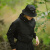 EUROPEAN TOUR高尔夫服装女装外套秋冬全新时尚防风保暖压褶连帽运动夹克 黑色 XS