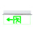 明淞 嵌入式水晶吊牌指示灯 3C认证消防疏散指示牌 透明安全出口灯 LED钢化玻璃安全出口标志灯 嵌顶式单向