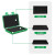 保联密封防水零件配件工具收纳盒小号小型精密仪器设备安全防护箱 (小号)多功能安全护箱(绿)+海绵