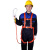 安全带高空作业施工保险带电工工地全身式双挂钩安全绳五点式户外 国标双绳标准钩2米