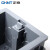 正泰（CHNT）NEH1-006A 118型开关插座底盒暗盒 高强度接线盒灰色 四位暗盒（10只装）