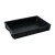 防静电方盘黑色物料盒零件工具元件盒塑料周转箱塑胶托盘浅盘胶盘 7号方盘外尺寸： 615*420*95mm