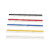 彩色排针2.54MM单排/双排排针 插针直针1*40P铜针红绿黄蓝白 10条 蓝色铜针 单排针