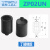 YFGPH VPL系列迷你吸盘真空吸盘ZP气动元件小吸嘴可配接头 ZPO2UN 黑色橡胶 