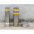 304不锈钢管警示柱防撞挡车杆预埋地路桩道路活动隔离反光立柱定 手提活动预埋 304钢168*600*3.0
