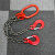 米囹双钩起重链条索具模具双链吊勾行车吊车组合吊具双钩勾吊链钢挂链 双腿1吨*0.5米