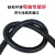 鸣固 包塑金属软管 穿线管波纹管电线套管信号屏蔽管电缆保护管 黑色Ф10mm/100米