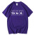 春夏新品元素周期表钍Th铟in钾k化学元素短袖T恤理科学生纯棉衣服 紫色 2XL 185cm 180-200斤