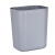 冠峰 8L椭圆黑色加厚 垃圾桶方形桶无盖圆形双层大号小号塑料桶GNG-415