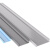 灰白灰蓝色行线布线槽卡扣滑盖塑料PVC配线槽盖板25 30 35 405060 20mm20米=10条 宽度 浅灰色