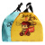 金诗洛 K5716 (50个)外卖束口袋 抽绳手提塑料袋一次性打包袋 蓝色吃货大号40*30