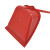 蓓尔蓝 GJ0153 垃圾铲 物业环卫公路扫地畚斗加厚老式簸箕垃圾斗 红色塑料款