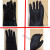 喷砂手套加厚加长带颗粒手套喷砂机专用耐磨橡胶手套左右手可单卖 光面左手单支(长680mm)