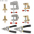 定制适用于定制适用电力高压接地桩接地线夹子配电房五防闭锁线夹电工绝缘铜头接地钳 单孔线夹铝