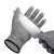 冰禹 耐磨防护手套 修理搬运维修劳保手套 XL码灰边（5双）BYmx-05