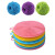 Homeglen 锅刷洗碗刷清洁去污不沾油多功能洗碗布 混装6个装+纤维清洁球3个 颜色随机