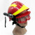 定制F抢险救援头盔消防员应急全头帽子森林头盔护目眼镜手电筒灯架 蓝色头盔+手电+灯架