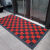 室外防滑地垫门口脚垫商场酒店大门口塑料拼接地毯三合一除尘地垫 【无刷】-灰红搭配 45*60cm【尺寸较小】