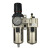 亚德客型气源处理器AFR+AL二联2000空气调压阀油水分离过滤器 BFC4000