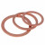 上陶鲸 紫铜垫片 船用表用密封圈铜圆形螺丝金属退火平垫圈 M5*8*1.5(25个) 
