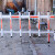 新特丽 道闸杆 停车场八角杆拦车杆铝合金栅栏杆直杆小区门卫起落杆【栅栏】红白 1.5米