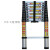 熙尚折叠梯加厚铝合金梯子便携式竹节升降梯子工程梯伸缩梯 升级款-德标单面梯5.4米带平衡