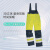 代尔塔 404014 荧光可视工作服防寒裤款黄色+藏青色XL码1件装
