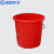 蓝鲸环卫 18L红色34*32cm 加厚洗衣塑料水桶手提装水大红色塑料桶盆桶LJHW-9052