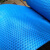 安霞不锈钢雨棚雨篷板材阳台防盗网遮阳篷铝合金遮雨 1.0米宽*1米长*0.35mm厚蓝色棉