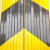 建筑工地外架踢脚线 宽度175mm 类型压槽 壁厚0.12mm 颜色黄黑