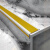 穆运 铝合金防滑条台阶踏步自粘压条加厚室外防滑贴条斜坡 黄色2.75米/条