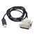USB转DB25针 CNC数控机床 RS232串口通讯线 数据线 DB9款(无芯片) 5m