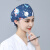 恒百思化疗纯帽子棉手术室帽子棉绣花护士帽月子化疗包头帽牙科口腔医生 机器猫嗷