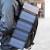 户外游玩旅行登山折叠包10W太阳能电池板充电器充电宝手机通用型 4片太阳能充电宝橙色-10000毫安