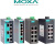 MOXA摩莎以太网工业交换机PoE非网管型5/8口多层百兆千兆企业网管 EDS-408A-SS-SC 工业以太网交换机