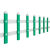 德威狮  草坪护栏 隔离栏PVC塑钢花园围栏栅社区幼儿园绿化护栏  60厘米高X100厘米长（墨绿色）单位：件