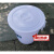 塑料大桶储水桶圆形白色水桶小区物业环卫垃圾桶大号带盖加厚 220型 140L 57*60cm