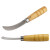 海斯迪克 HKY-104 不锈钢菠萝刀 多功能清洁小弯刀 木柄香蕉水果削皮小镰刀 弯刀月牙刀 1把