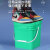 亚岳塑料桶冻干加厚方桶带盖密封pp手提防水涂料拌料桶化工机油桶 长方形桶白色25L