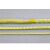 凯夫拉绳耐磨防火阻燃编织绳高温纤维帆船圆绳消防火灾芳纶安全绳 黄色10mm/米